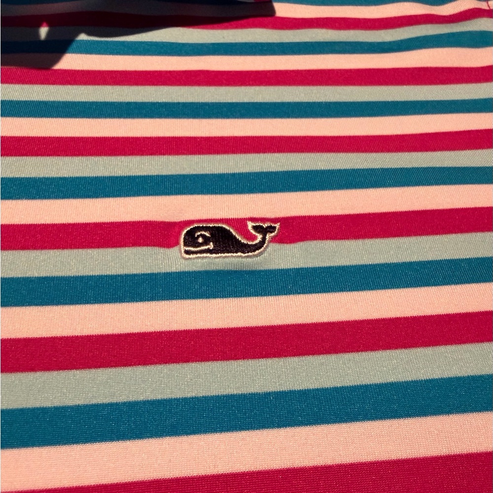 Vineyard Vines Performance Striped Polo - Picture 4 of 5